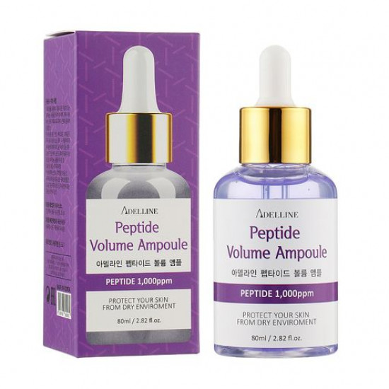 Омолоджуюча ампульна сироватка для обличчя Adelline Peptide Volume Ampoule з пептидами, 80 мл Омолоджуюча ампульна сироватка для обличчя Adelline Peptide Volume Ampoule з пептидами, 80 мл