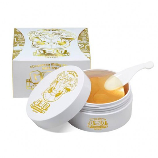 Омолоджуючі гідрогелеві патчі для шкіри навколо очей Elizavecca Gold Hyaluronic Acid Eye Patch із золотом і гіалуроновою кислотою, 60 шт Омолоджуючі гідрогелеві патчі для шкіри навколо очей Elizavecca Gold Hyaluronic Acid Eye Patch із золотом і гіалуроновою кислотою, 60 шт