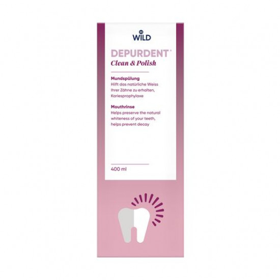 Ополіскувач для порожнини рота Dr. Wild Depurdent Clean & Polish Mouthrinse, 400 мл Ополіскувач для порожнини рота Dr. Wild Depurdent Clean & Polish Mouthrinse, 400 мл