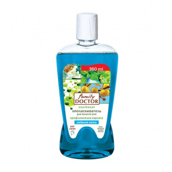 Family Doctor mouthwash Ice mint, 360 ml Family Doctor mouthwash Ice mint, 360 ml