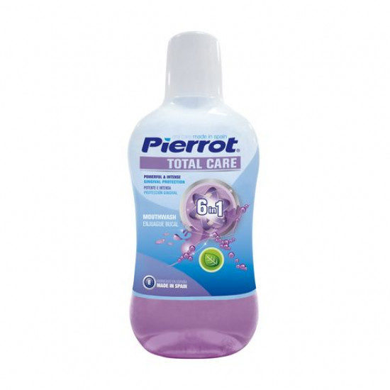Ополіскувач для ротової порожнини Pierrot Total Care Mouthwash Захист 6 в 1, 500 мл Ополіскувач для ротової порожнини Pierrot Total Care Mouthwash Захист 6 в 1, 500 мл