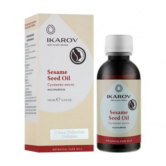 Органічне кунжутне масло для обличчя та тіла Ikarov Sesame Seed Oil, 100 мл Органічне кунжутне масло для обличчя та тіла Ikarov Sesame Seed Oil, 100 мл