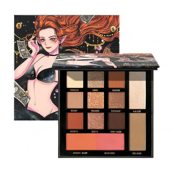 Палетка для макіяжу Imagic Lorelei Face Palette, EY-334, 15.8 г Палетка для макіяжу Imagic Lorelei Face Palette, EY-334, 15.8 г