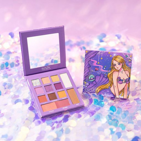 Палетка для макіяжу Imagic Mermaid Face Palette, EY-333, 15.8 г Палетка для макіяжу Imagic Mermaid Face Palette, EY-333, 15.8 г