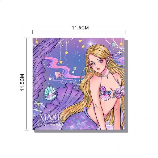 Палетка для макіяжу Imagic Mermaid Face Palette, EY-333, 15.8 г Палетка для макіяжу Imagic Mermaid Face Palette, EY-333, 15.8 г
