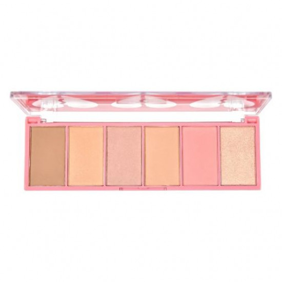 Palette for a make-up of Ruby Rose Face Heart HB-7520, 21 g Palette for a make-up of Ruby Rose Face Heart HB-7520, 21 g