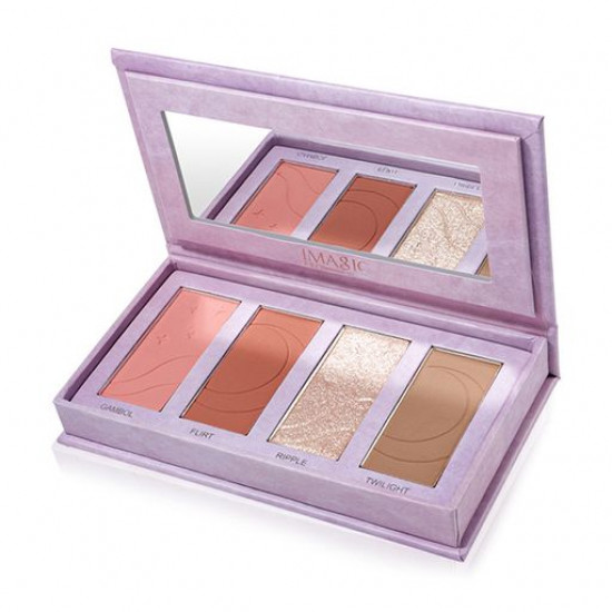 Палетка для макіяжу обличчя Imagic Butterfly Makeup Palette, FA-128, 12.8 г Палетка для макіяжу обличчя Imagic Butterfly Makeup Palette, FA-128, 12.8 г
