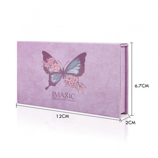 Палетка для макіяжу обличчя Imagic Butterfly Makeup Palette, FA-128, 12.8 г Палетка для макіяжу обличчя Imagic Butterfly Makeup Palette, FA-128, 12.8 г