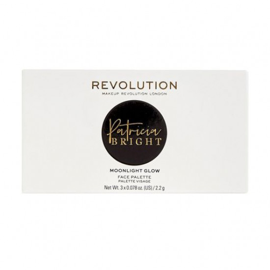 Палетка для макияжа лица Makeup Revolution X Patricia Bright Face Palette Moonlight Glow, 6.6 г
Палетка для макияжа лица Makeup Revolution X Patricia Bright Face Palette Moonlight Glow, 6.6 г