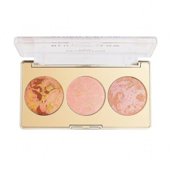Палетка для макіяжу обличчя Revolution Pro Blush & Glow Palette Peach Glow, 2.8 г Палетка для макіяжу обличчя Revolution Pro Blush & Glow Palette Peach Glow, 2.8 г