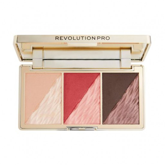 Палетка для макіяжу обличчя Revolution Pro Crystal Luxe Face Palette Berry Flush, 8.4 г Палетка для макіяжу обличчя Revolution Pro Crystal Luxe Face Palette Berry Flush, 8.4 г