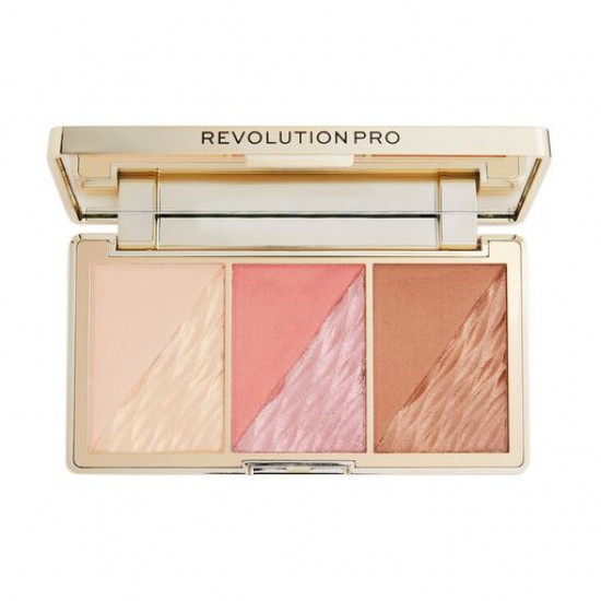 Палетка для макіяжу обличчя Revolution Pro Crystal Luxe Face Palette Rose Fresco, 8.4 г Палетка для макіяжу обличчя Revolution Pro Crystal Luxe Face Palette Rose Fresco, 8.4 г