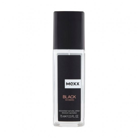 The perfumed deodorant spray of Mexx Black Woman of female, 75 ml The perfumed deodorant spray of Mexx Black Woman of female, 75 ml