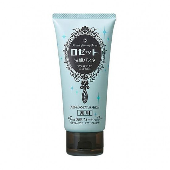 Паста для вмивання Rosette Face Wash Pasta Acne Clear для проблемної шкіри, 120 г Паста для вмивання Rosette Face Wash Pasta Acne Clear для проблемної шкіри, 120 г