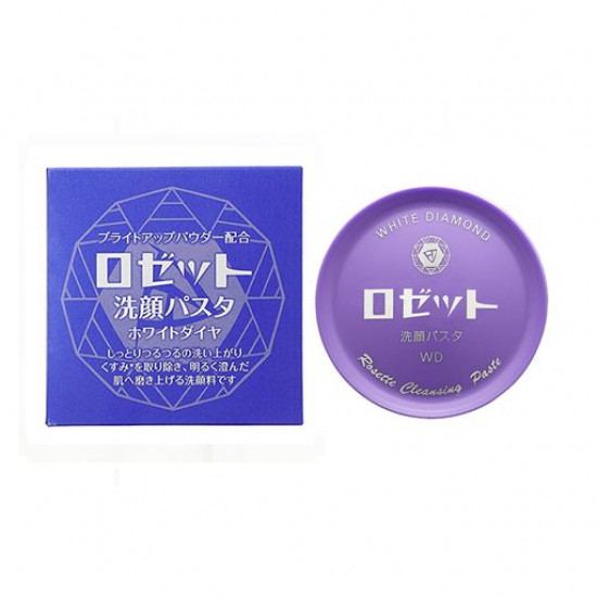 Паста для вмивання Rosette Face Wash Pasta White Diamond для всіх типів шкіри, 90 г Паста для вмивання Rosette Face Wash Pasta White Diamond для всіх типів шкіри, 90 г