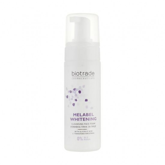 Пінка для вмивання Biotrade Melabel Cleansing Face Foam з відбілюючим ефектом, 150 мл Пінка для вмивання Biotrade Melabel Cleansing Face Foam з відбілюючим ефектом, 150 мл