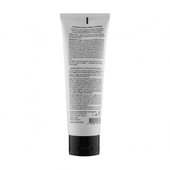 Skin for washing of Coxir Ceramide Micro Derma Cleanser with ceramides, 120 ml Skin for washing of Coxir Ceramide Micro Derma Cleanser with ceramides, 120 ml