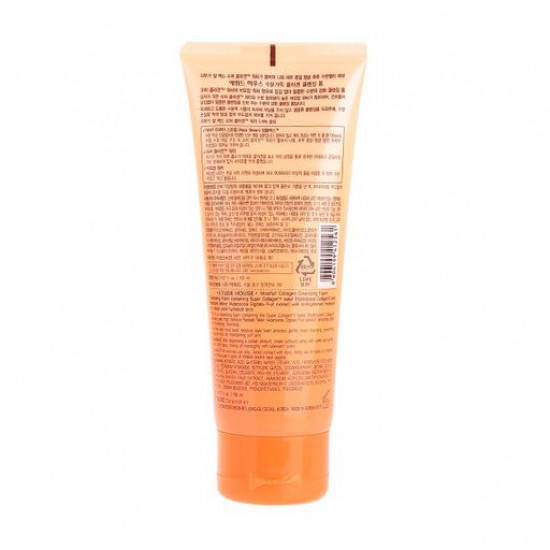 Пінка для вмивання Etude House Moistfull Collagen Cleansing Foam Зволожуюча, з морським колагеном, 150 мл Пінка для вмивання Etude House Moistfull Collagen Cleansing Foam Зволожуюча, з морським колагеном, 150 мл
