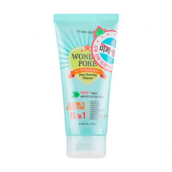 Пінка для вмивання Etude House Wonder Pore Deep Foaming Cleanser Глибоко очищувальна, 170 мл Пінка для вмивання Etude House Wonder Pore Deep Foaming Cleanser Глибоко очищувальна, 170 мл