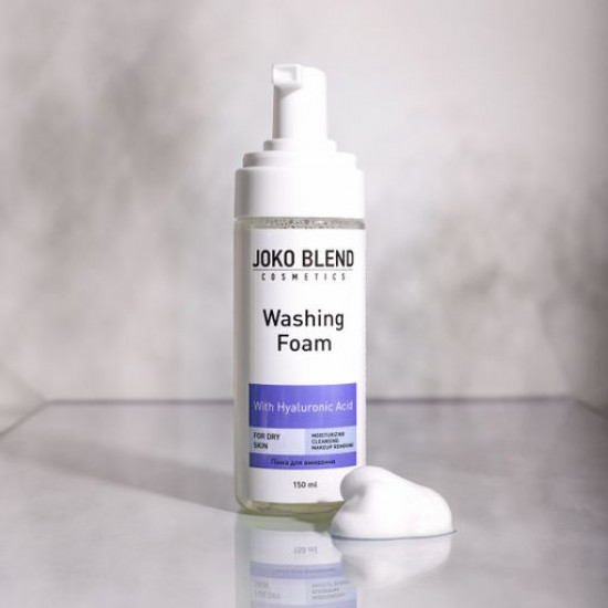 Foam for washing of Joko Blend Washing Foam for dry face skin, with hyaluronic acid, 150 ml Foam for washing of Joko Blend Washing Foam for dry face skin, with hyaluronic acid, 150 ml