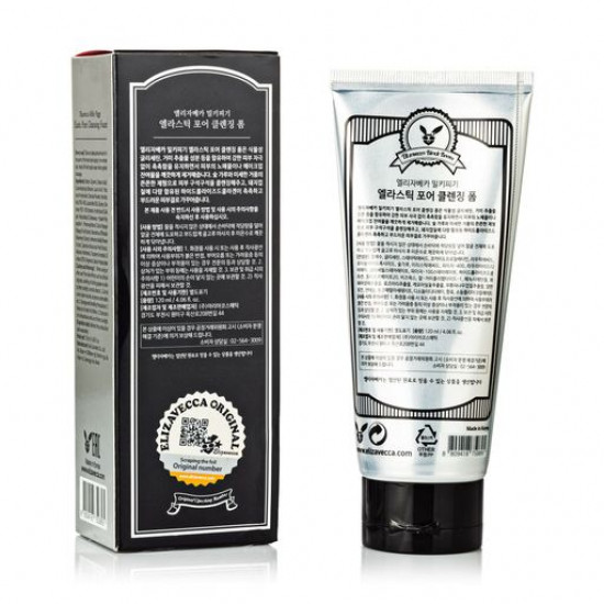 Пінка для вмивання та очищення пір Elizavecca Milky Piggy Elastic Pore Cleansing Foam, 120 мл Пінка для вмивання та очищення пір Elizavecca Milky Piggy Elastic Pore Cleansing Foam, 120 мл