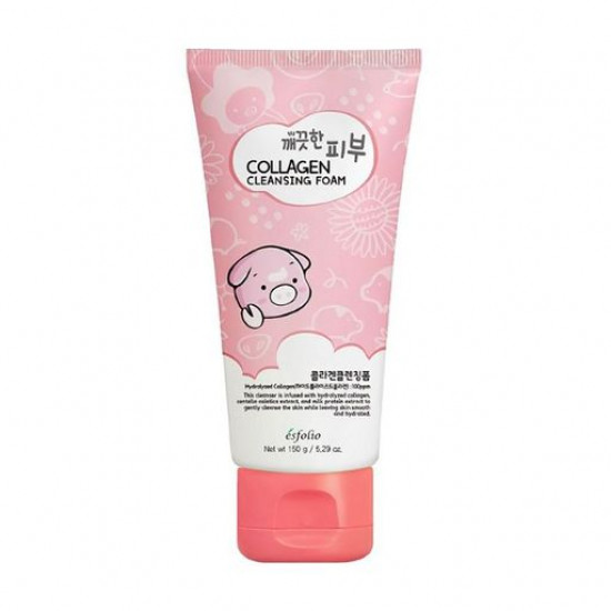 Пінка для вмивання обличчя Esfolio Collagen Cleansing Foam Колаген, 150 мл Пінка для вмивання обличчя Esfolio Collagen Cleansing Foam Колаген, 150 мл