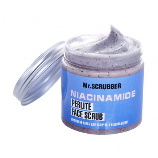 Перлітовий скраб для обличчя Mr.Scrubber Niacinamide Perlite Face Scrub з ніацинамідом, 100 г Перлітовий скраб для обличчя Mr.Scrubber Niacinamide Perlite Face Scrub з ніацинамідом, 100 г
