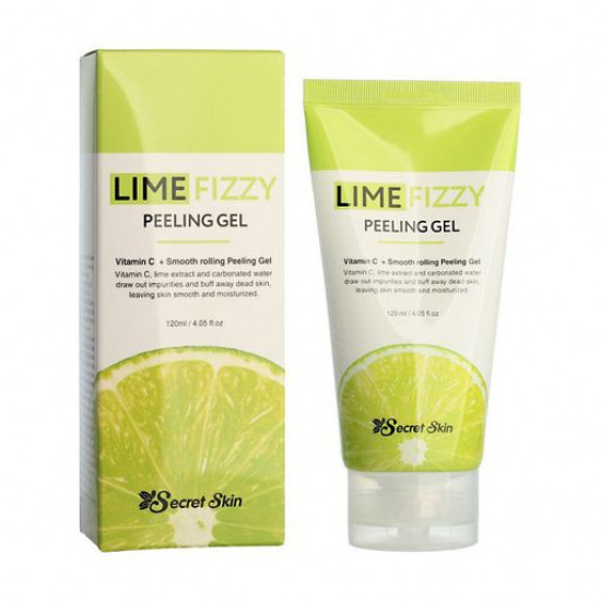 Пілінг-скатка з екстрактом лайма та вітаміном С Secret Skin Lime Fizzy Peeling Gel, 120 мл Пілінг-скатка з екстрактом лайма та вітаміном С Secret Skin Lime Fizzy Peeling Gel, 120 мл