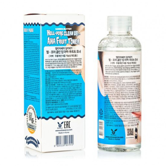Пілінг-тонер для обличчя Elizavecca Milky Piggy Hell-Pore Clean Up AHA Fruit Toner з фруктовими кислотами, 200 мл Пілінг-тонер для обличчя Elizavecca Milky Piggy Hell-Pore Clean Up AHA Fruit Toner з фруктовими кислотами, 200 мл