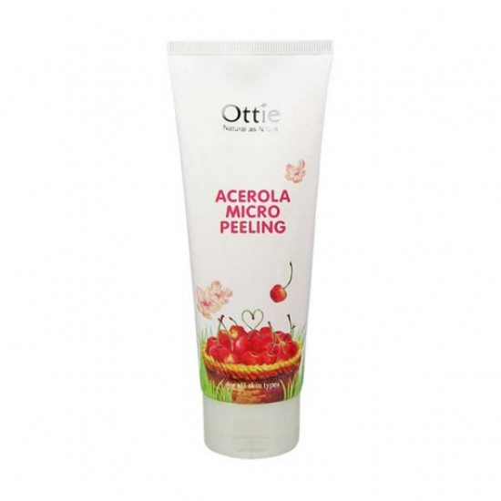 Пілінг для обличчя Ottie Acerola Micro Peeling з натуральною целюлозою та ацеролою, 150 мл Пілінг для обличчя Ottie Acerola Micro Peeling з натуральною целюлозою та ацеролою, 150 мл