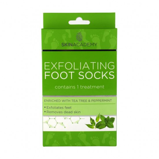 Пилинговые носочки Skin Academy Exfoliating Foot Socks Tea Tree & Peppermint с экстракт зеленого чая и перечной мяты, 2 шт
Пилинговые носочки Skin Academy Exfoliating Foot Socks Tea Tree & Peppermint с экстракт зеленого чая и перечной мяты, 2 шт
