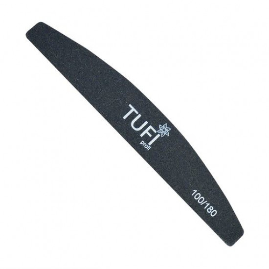 Пилка для ногтей Tufi Profi Premium Полукруг 100/180 грит, черная (0122153)
Пилка для ногтей Tufi Profi Premium Полукруг 100/180 грит, черная (0122153)