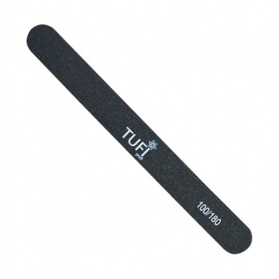 The file for nails of Tufi Profi Premium Direct 100/180 grit, black (0122188) The file for nails of Tufi Profi Premium Direct 100/180 grit, black (0122188)