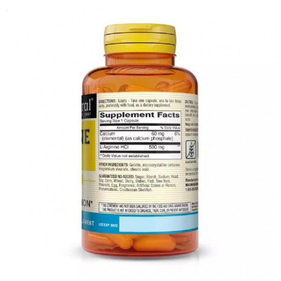 Пищевая добавка аминокислота в капсулах Mason Natural L-Arginine L-Аргинин 500 мг, 60 шт
Пищевая добавка аминокислота в капсулах Mason Natural L-Arginine L-Аргинин 500 мг, 60 шт