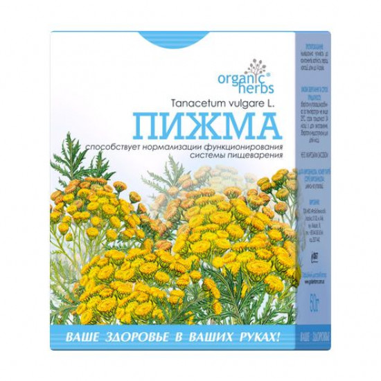 Пищевая добавка фиточай ФітоБіоТехнології Organic Herbs Пижма, 50 г
Пищевая добавка фиточай ФітоБіоТехнології Organic Herbs Пижма, 50 г