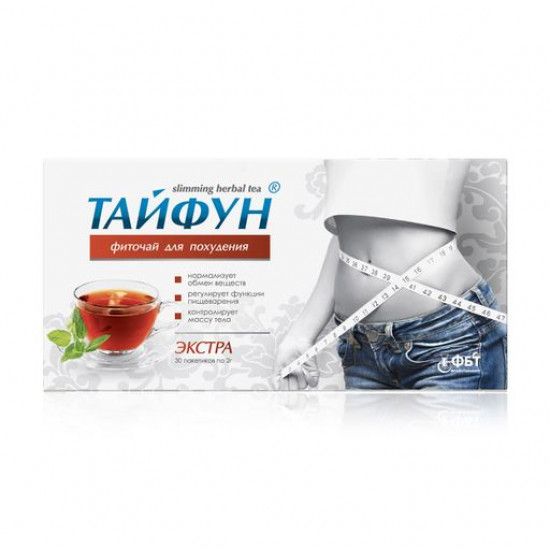 Nutritional supplement phytotea in bags F_tob_otekhnolog і ї the Typhoon Pokhudeniye, extra, 30*2 g Nutritional supplement phytotea in bags F_tob_otekhnolog і ї the Typhoon Pokhudeniye, extra, 30*2 g