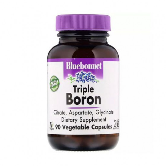 Пищевая добавка в капсулах Bluebonnet Nutrition Triple Boron Тройной бор, 3 мг, 90 шт
Пищевая добавка в капсулах Bluebonnet Nutrition Triple Boron Тройной бор, 3 мг, 90 шт