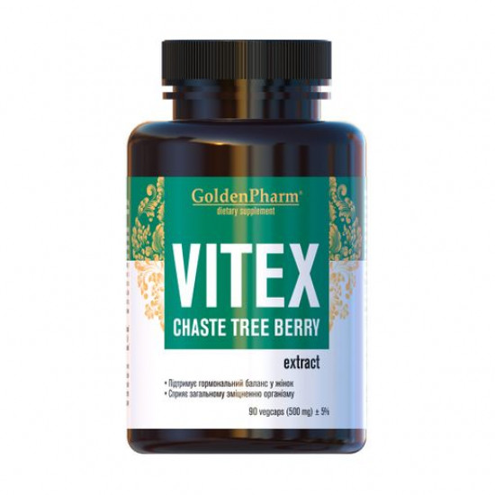 Nutritional supplement in the Golden Farm Vitex capsules, 90 pieces Nutritional supplement in the Golden Farm Vitex capsules, 90 pieces