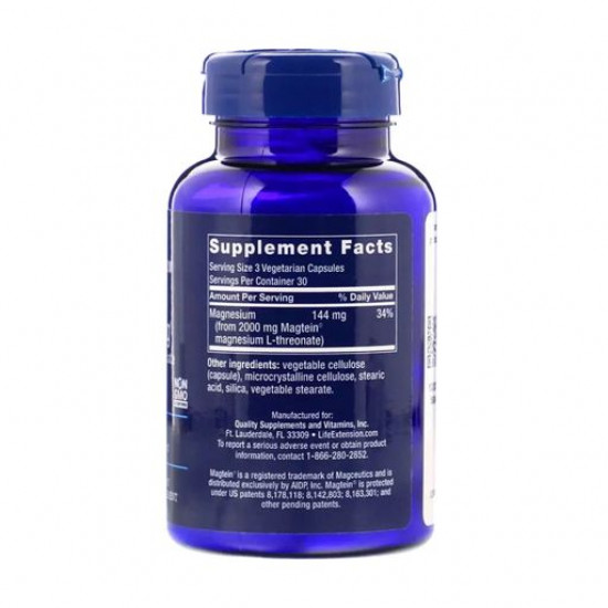 Пищевая добавка в капсулах Life Extension Neuro-Mag Magnesium L-Threonate Магний L-Треонат, 90 шт
Пищевая добавка в капсулах Life Extension Neuro-Mag Magnesium L-Threonate Магний L-Треонат, 90 шт