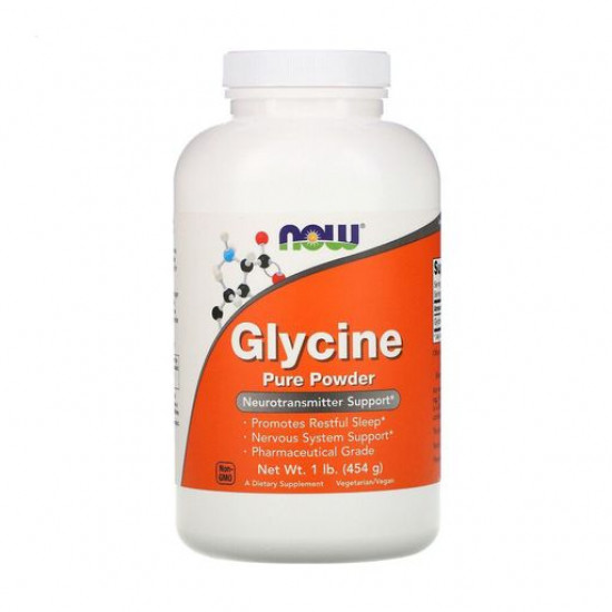 Пищевая добавка в порошке Now Foods Glycine Pure Powder Глицин 3000 мг, 454 г
Пищевая добавка в порошке Now Foods Glycine Pure Powder Глицин 3000 мг, 454 г