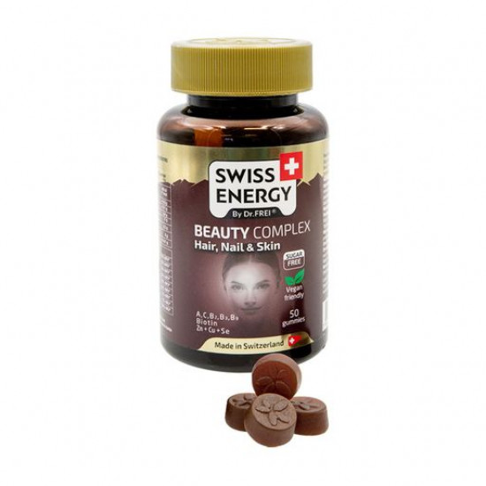 Пищевая добавка витамины жевательные Swiss Energy Beauty Complex Hair, Nail & Skin для волос, ногтей и кожи, без сахара, 50 шт
Пищевая добавка витамины жевательные Swiss Energy Beauty Complex Hair, Nail & Skin для волос, ногтей и кожи, без сахара, 50 шт