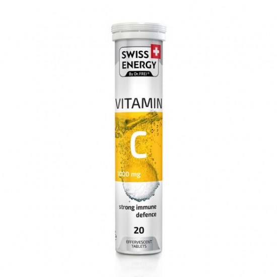Nutritional supplement vitamins sparkling Swiss Energy Vitamin From 1000 mg, 20 pieces Nutritional supplement vitamins sparkling Swiss Energy Vitamin From 1000 mg, 20 pieces