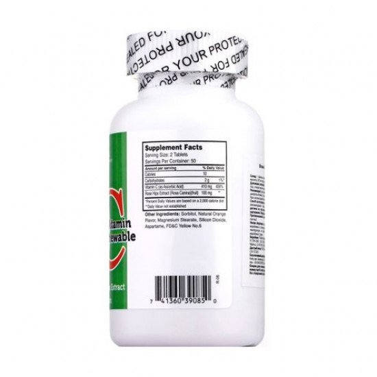 Пищевая добавка витамины в таблетках Nu-Health Vitamin C Plus Rose Hips Витамин C с экстрактом шиповника, 100 шт
Пищевая добавка витамины в таблетках Nu-Health Vitamin C Plus Rose Hips Витамин C с экстрактом шиповника, 100 шт
