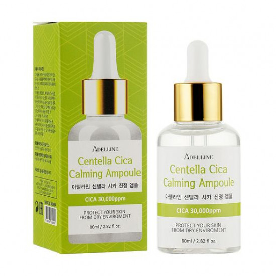 Питательная и успокаивающая ампульная сыворотка для лица Adelline Cica Calming Ampoule с центеллой, 80 мл
Питательная и успокаивающая ампульная сыворотка для лица Adelline Cica Calming Ampoule с центеллой, 80 мл