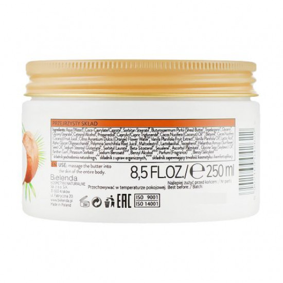 Nutritious oil for a body of Bielenda Eco Nature Nourishing Body Butter, 250 ml Nutritious oil for a body of Bielenda Eco Nature Nourishing Body Butter, 250 ml