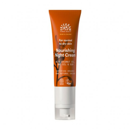 Поживний нічний крем для обличчя Urtekram Nourishing Night Cream з кокосовим маслом, 50 мл Поживний нічний крем для обличчя Urtekram Nourishing Night Cream з кокосовим маслом, 50 мл