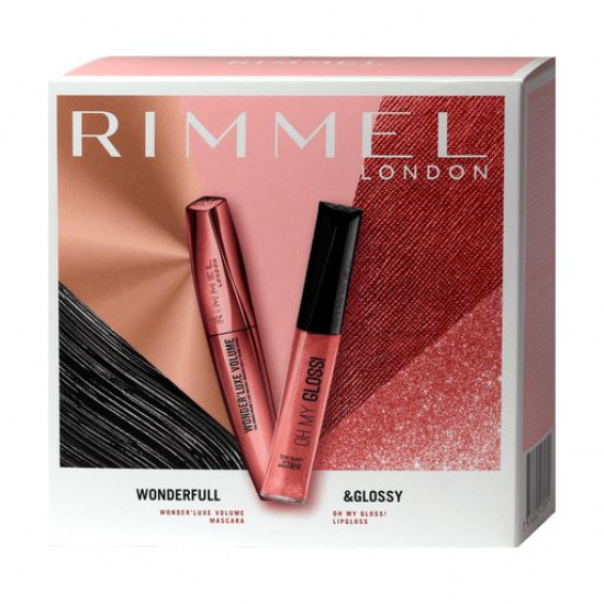 Подарочный набор Rimmel Wonderfull & Glossy (тушь для ресниц, 11 мл + блеск для губ, 6.5 мл)
Подарочный набор Rimmel Wonderfull & Glossy (тушь для ресниц, 11 мл + блеск для губ, 6.5 мл)