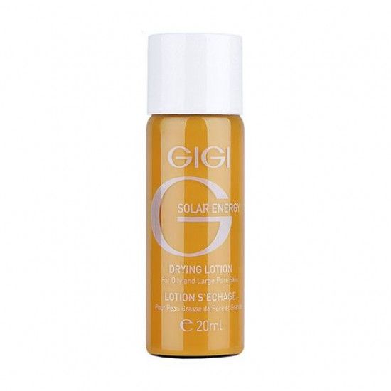 Підсушуючий лосьйон Gigi Solar Energy Drying Lotion для жирної шкіри обличчя, 20 мл Підсушуючий лосьйон Gigi Solar Energy Drying Lotion для жирної шкіри обличчя, 20 мл