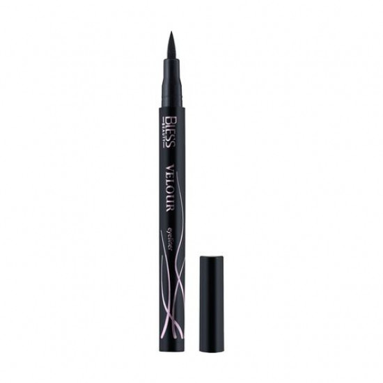 Eyeliner felt-tip pen for eyes of Bless Beauty Velour 24H Waterproof Black, 2 g Eyeliner felt-tip pen for eyes of Bless Beauty Velour 24H Waterproof Black, 2 g