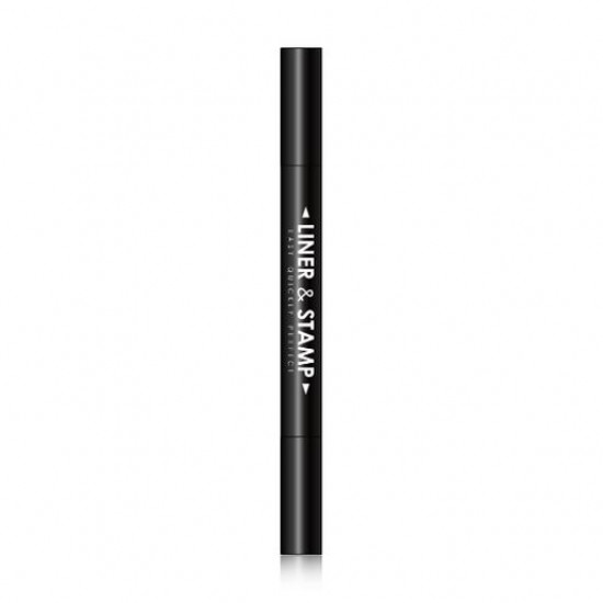 Підводка-фломастер для очей LN Professional Liner & Stamp, 01 чорна, 1.2 г Підводка-фломастер для очей LN Professional Liner & Stamp, 01 чорна, 1.2 г